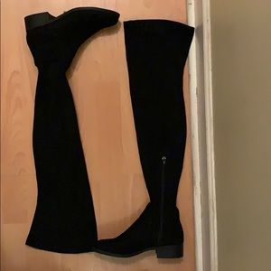 Women’s Black Thigh Boots Size 5.5